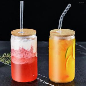 Wine Glasses Smooth Glass Cup Silicone Sealing Ring Leakproof Ice Coffee Beer Sealed Well Tumbler Office Supplies