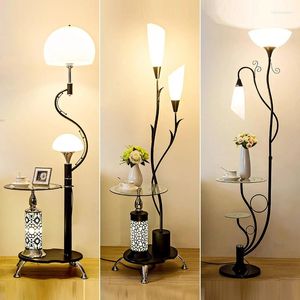 Floor Lamps Nordic Modern Lamp LED Flower Tea Table For Living Room Bedroom Study Desk Home Decor Standing Lights E27