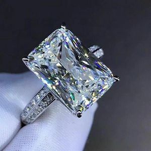 Anéis de casamento na moda grande zircão anel de noivado moda luxo senhoras para mulheres jóias lotes inteiros promessa em massa320d