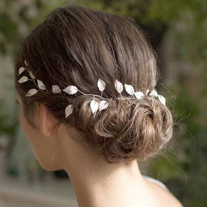 Headpieces Accessories Wedding Bridal Headband Leaves Hairband Women Head Ornament Headpieces 38-40cm