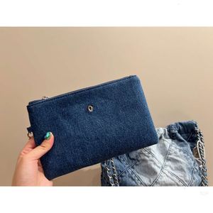 Designer CC Bag 22 Azul Denim Grande Sacos de Compras Tote Viagem Mulher Sling Corpo Mais Caro Bolsa com Corrente de Prata Gabrielle Quil