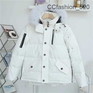 Moose Mens Winter Jackets Waterproof White Duck Coat Men's and Women's Casual Version för att hålla Warm Canada ner Bomber Jacket Högkvalitativa män rockar Monclair ig5p