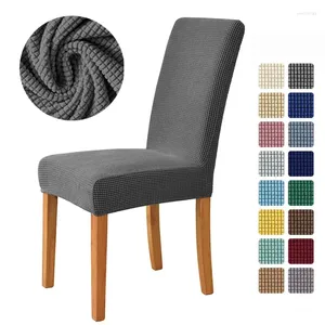 Stol täcker 34Kolors Jacquard Elastic Cover Universal Slipcovers Stretch Tjock Matsal för heminredning för heminredning