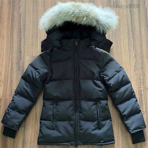 Kvinnor ner jackor riktiga coyote päls femme puffer utomhus jassen veste hooded fourrure manteau hiver parka douedoune