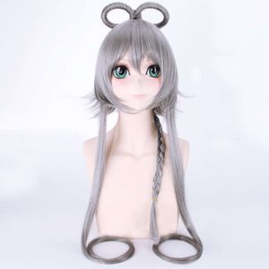 Cosplay Wig VOCALOID Yayin Gongyu Luo Tianyi Costume Play Wigs 100cm Long Halloween Party Anime Game Hair D39361AD