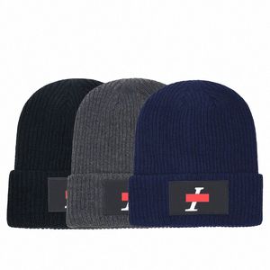 Luxury Hat Designer Beanie Hats For Men Winter Hat Angora Sticked Woolen Hat blandat med Wool Head Womens Cap C1oo#