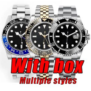 ceramiczne ramki męskie zegarek luksusowe designerskie zegarki Wysoka jakość z pudełkiem 41 mm automatycznym 2813 Ruch Watch Men Luminous Sapphire Waterproof Top Sport Wristwatch