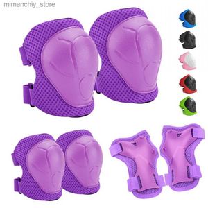 Skate Protective Gear Kids Knee Pads Elbow Pads Guards Skyddsutrustning Set Säkerhetsutrustning för rullskridskor Cykling Bike Skateboard Inline Riding Sports Q231031