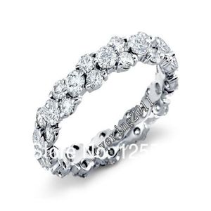 Choucong Joias Lady's Cushion Cut 8ct Diamond Wedding Rings tamanho 5 6 7 8 9 10 Presente 2350