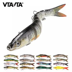 Fishing Accessories VTAVTA 10 14cm Sinking Wobblers Lures Jointed Crankbait Swimbait 8 Segment Hard Artificial Bait For Tackle Lure 231030