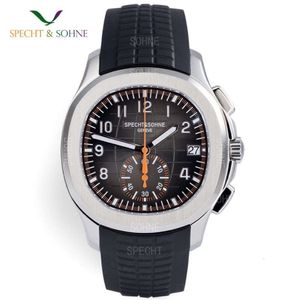 مصمم الماس ساعة للنساء Patk 5068 Watches 2PV7 عالي الجودة الميكانيكية الظهر الشفافة UHR 35.6 MONTRE DE PATEKS Aquanaut Luxe Rubber STRAP 90RVL