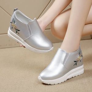 Dress Shoes White Hidden Wedge Heels sneakers Casual Shoes Woman high Platform Shoes Women's High heels wedges Shoes For Women 231030