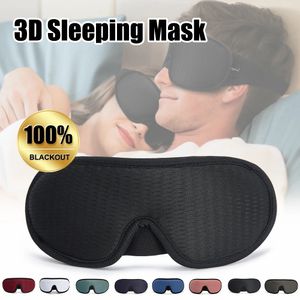 Máscaras de sono 3D Máscara de dormir Bloquear a luz Soft Máscara de sono acolchoada para os olhos Slaapmasker Eye Shade Blindfold Sleeping Aid Máscara facial Eyepatch 231030