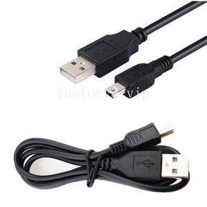 Schwarzes Mini Micro 5 Pin V3 Kabel Ladekabel für MP3 MP4 GPS Navigator Digitalkameras DVD