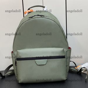 10A Designer-Rucksack in Spiegelqualität, kleiner Discovery-Rucksack, 29 cm, für Herren und Damen, beschichtete Canvas-Geldbörse, Taschen, doppelter Riemen, Schultertasche mit Reißverschluss, luxuriöse grüne Handtaschen