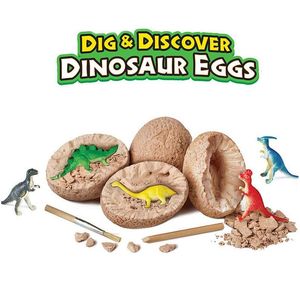 Science Discovery 3 Simation Dinosaur Eggs Archaeological Disery Excavation Toys Childrens Toy Model Ornaments Intellektuell utveckla DH9VW