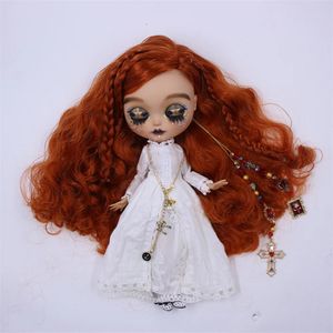 Dolls ICY DBS Blyth doll 16 bjd 30cm joint body special color hair customized hand makeup face Including clothing and shoes 231031