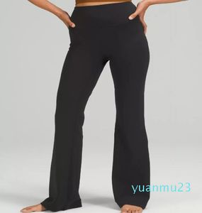 groove super high rise flared pant yoga Lightweight buttery soft fabric wicks sweat and is four way stretch Back drop in waistband