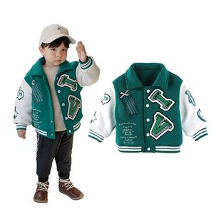 Kids Jacket Letter Cotton Parkas for Girls Cotton Coat for Girls 2023 Fashion Jacket for Boy Children's Clothing