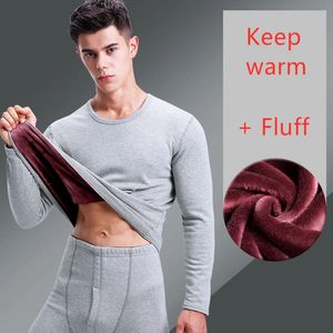 Mens Thermal Underwear The For Men Women Long Johns Winter Thermo Shirtpants Set Warm Thick Fleece 231031