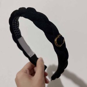 Modedesigner pannband hårband kvinnor märke bokstav kristall blomma tryck 17stylar elastiska pekband sport fitness headwraps hårstrån tillbehör