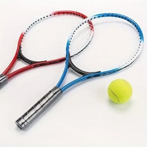 Tennisracketar KMT 2st för vuxna rackets set inkluderade väska sport träning racket ungdomsspel utomhus 231030