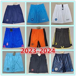 2023 2024 Napoli Football Shorts Mens Soccer Shorts Inter 23 24 Short de Football Home Away Men Tamanho S-2XL