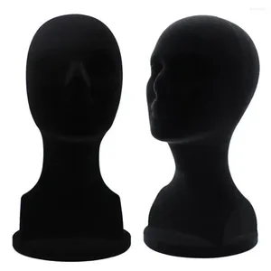 Makeup borstar manlig skum display mögel peruk hatt glas hållare manikin huvud mannequin diy skytte rekvisita styling verktyg