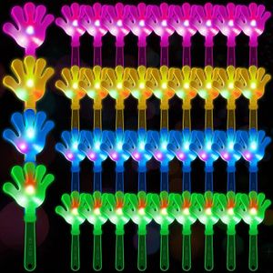 LED RAVE Toy 12st Hand Clappers Light Up LED Clappers Noisemakers Loud Noise Maker Toy Clap Toy For Wedding Birthday Party Favors Supplies 231030