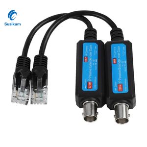 1 Pairs IP Camera Ethernet Twisted Passive Extender Transmitter over Coaxial Cables for IP Security Camera NVR Accessories