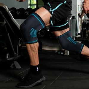 Tillbehör Sport Knee Brace Elastic Non-Slip Warm Nylon SKRITT UTOMER Ridning för bergsbestigning