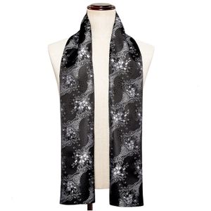 Sarongs Sarongs Moda Men Scarf Green Jacquard Paisley% 100 İpek Sonbahar Kış Kış Kırış İş Takımı Gömlek 160x50cm Barry.WANG DROP D OTPLY