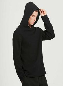 Men039s Stitch Sports Hoodie Sweater Solid Color Свободный тренд Бег Фитнес Йога Топ для тренировок Повседневная мода с капюшоном Coat9790495