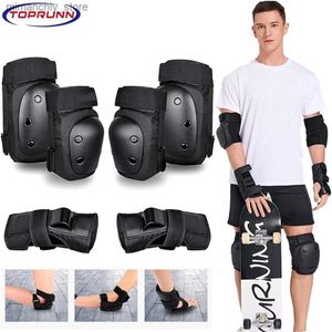 Skate Protective Gear Skating Protective Gear Adult Knee and Elbow Pads Wrist Guards for Roller Skating Skateboarding Skate Pads Adult Knee Pads Q231031