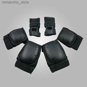 Skate Protective Gear 6pcs/Set Universal Skating Protective Gear Elbow Kne Pads Wristguard Cycling Skateboard Ice Skating Roller Protector Q231031