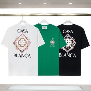 T-shirt 24ss Nero Bianco Verde Uomo Donna 1 T-shirt oversize casual Moda Lettera Stampa Manica corta in cotone