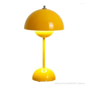 Table Lamps Switch Plug Touch Bud LED Creative Makaron Bedside Bar For Bedroom Restaurant Decor