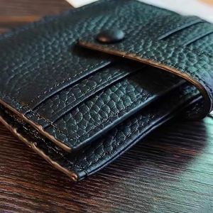 Beautiful Genuine Leather Credit Card Holder Slot Designer Cases First Class Real Leather Mini Wallet Excellent Quality Men Women Color Holder Card Purse With Box