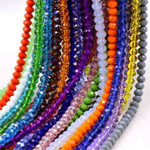 AAA Quality Crystal Glass Faceted Beads 3 4 6 8 10mm Rondelle Spacer Bead Jewelry Making Supply for DIY Beading Projects Jewelry MakingJewelry Findings Components