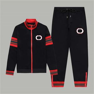 5 herrspårares designer Mens Tracksuit Men Sweatsuits Långärmad klassisk modeficka som kör casual man kläder kläder byxor jacka två bit #009