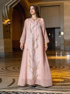 Ethnic Clothing Eid Muslim Party Dress For Women Abaya Jalabiya Evening Long Dresses Sequins Morocco Abayas Kaftan Islam Vestidos Arab Robe