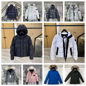 2023 Cananda Goosemen's Down Parkas Jackets Winter Work Clothing Jacket utomhusdjockad mode varmt Keeping Par Live Broadcast Canadian Goose Coat