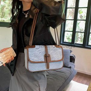 Сумки на плечо Джинсовая сумка Женская повседневная сумка через плечо с мягкой поверхностью красивого дизайна One Soul Underarm Bagcatlin_fashion_bags