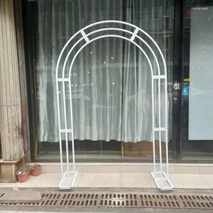 Party Decoration Wedding Arch Props Corner Flower Shelf Welcome Area Outdoor Lawn Background Stand