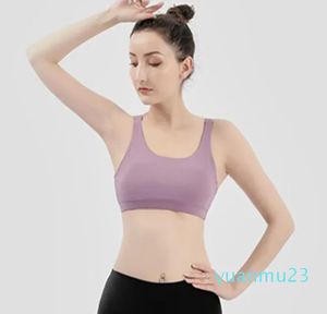 Yoga Sports Bra Full Cup Quick Dry Top Shockproof Cross Back Push Up Workout Bra for Women Gym Running Jogging