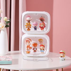 Mengqu Bubble Maatao model transparent dustproof cabinet hand blind box storage display stand