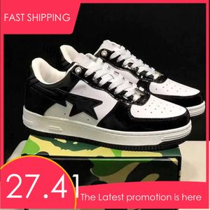 Scarpe casual Pink Ape Sta Sk8 Low Uomo Donna Nero Bianco Verde pastello Blu scamosciato Staly Ly Uomo Donna Scarpe da ginnastica Outdoor