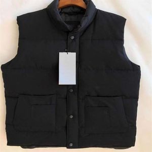 2020 Helt ny herrstil Real Feather Down Winter Fashion Vest Bodywarmer Advanced Windstopper Waterproof Fabric308e