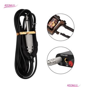 Other Massage Items 1.8M Sile Hook Line Tattoo Power Supply Clip Cord Black For Hine Set Kits Drop Delivery Health Beauty Mas Dhou6