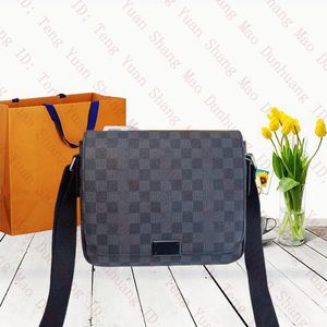 Designer bag briefcase Men shoulder bags District Messenger crossbody Bag Women handbag purse Magnetic closed coated canvas bag fashion school bookbag